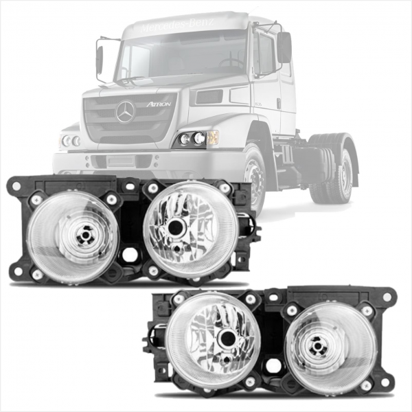 PAR FARÓIS DIANTEIROS MB ATRON