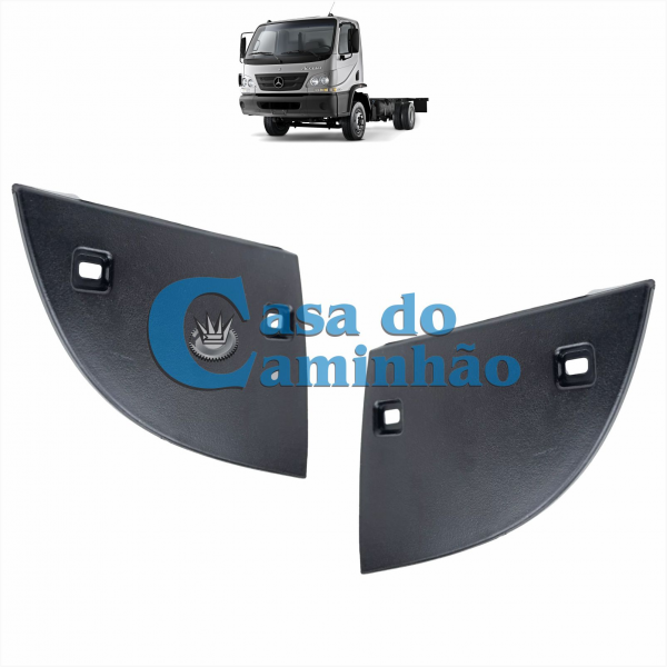 PAR ACABAMENTO INFERIOR PARABRISA MBB ACCELO