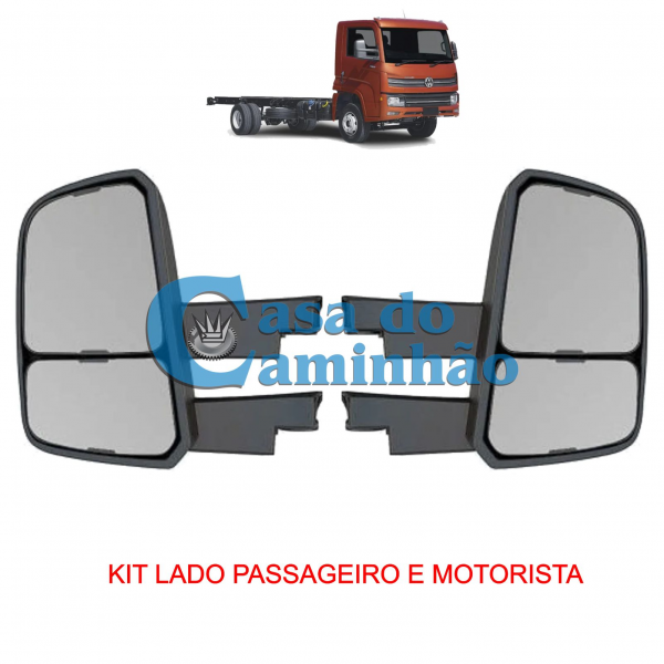 PAR ESPELHO RETROVISOR VW NOVO DELIVERY 2021