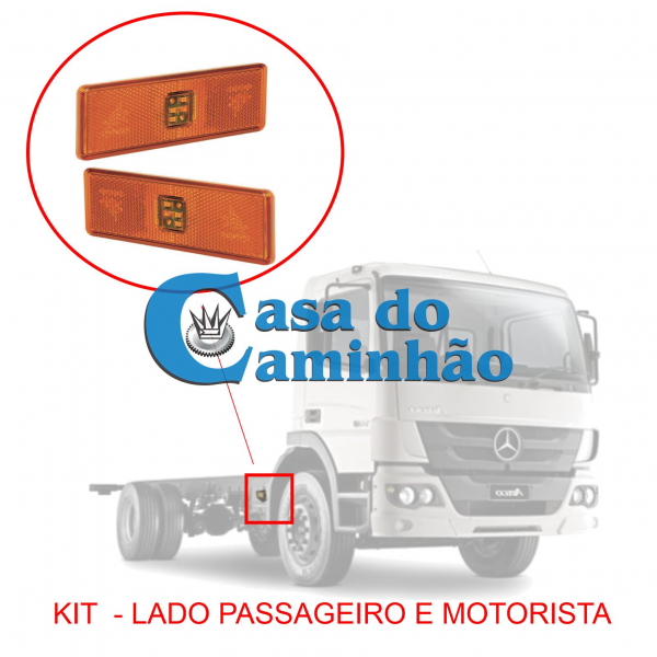 PAR LANTERNA DO PISCA LATERAL MBB ATEGO 1315