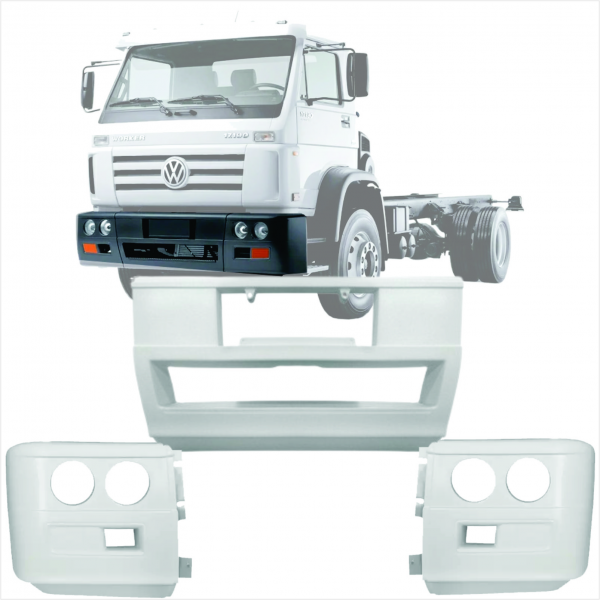 KIT PARACHOQUE DIANTEIRO 3 PARTES VW WORKER