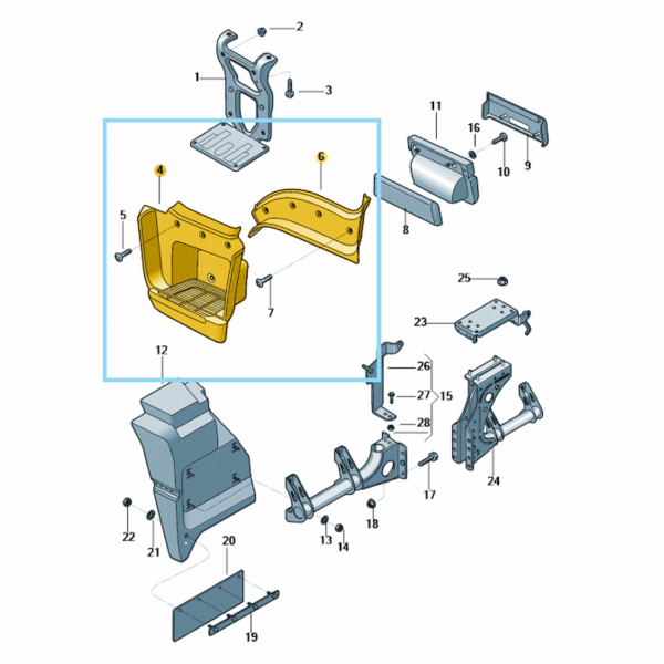 PAR DE ESTRIBO LATERAL VW NOVO DELIVERY