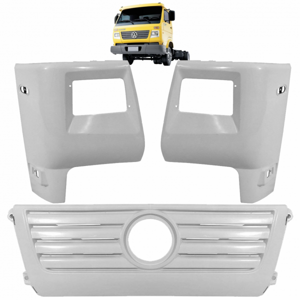 KIT GRADE C MOLDURA DO FAROL VW WORKER LEVE