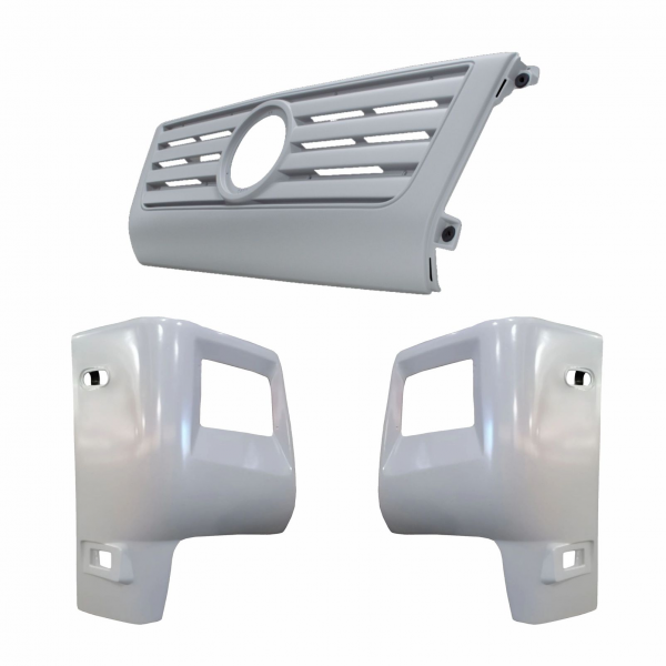 KIT GRADE C MOLDURA DO FAROL VW WORKER LEVE