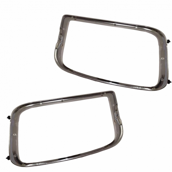 PAR DE ARO CROMADO DO FAROL MB AXOR