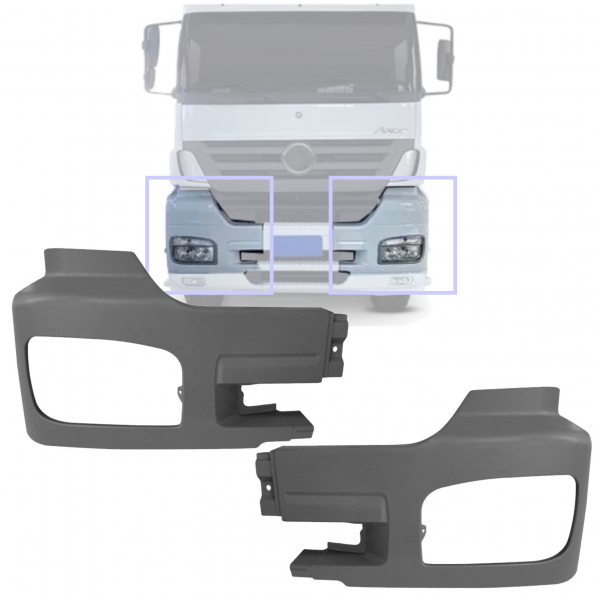 PAR PONTEIRA DO PARACHOQUE MBB AXOR 1933 CABINE SIMPLES