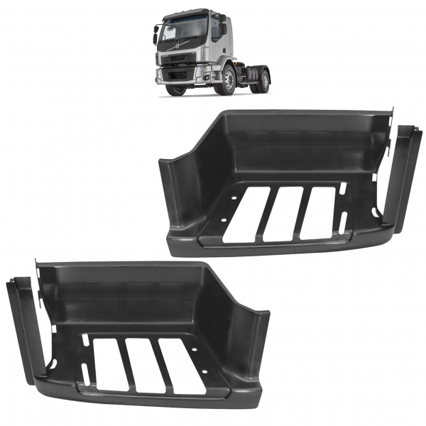 PAR ESCADA INFERIOR LATERAL DIANTEIRA VOLVO VM 202...