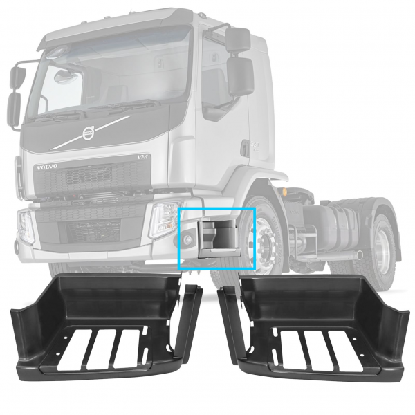 PAR ESCADA INFERIOR LATERAL DIANTEIRA VOLVO VM 2020...