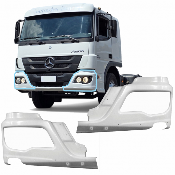 PAR PONTEIRA DO PARA-CHOQUE LATERAL MERCEDES