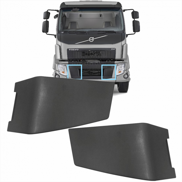 PAR TAMPA PARA-CHOQUE VOLVO
