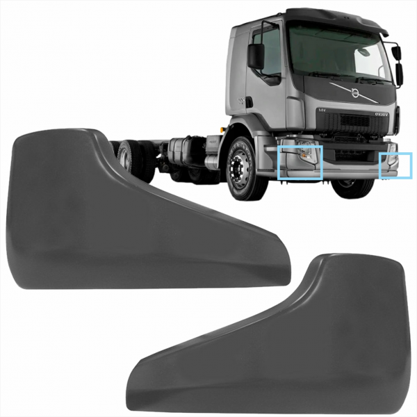 PAR ACABAMENTO PARA-CHOQUE VOLVO VM