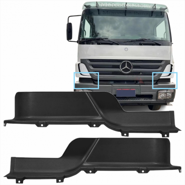 PAR ACABAMENTO PARA-CHOQUE LD VOLVO VM