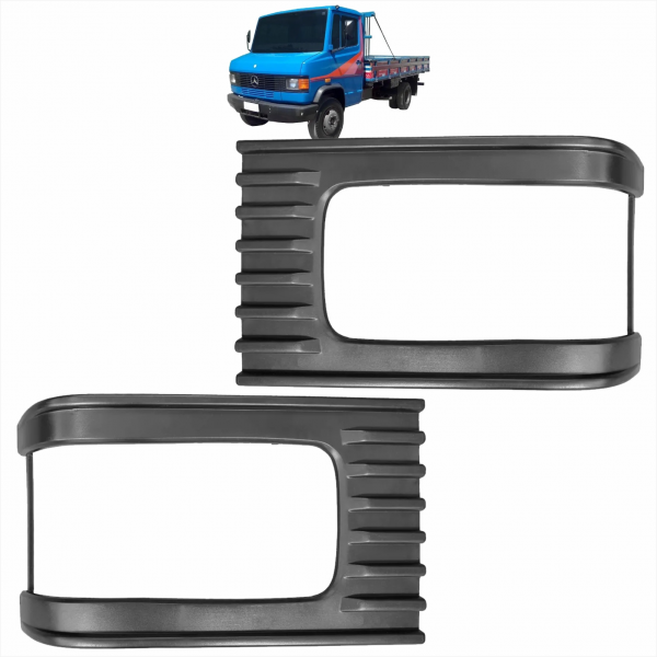 PAR MOLDURA FAROL MERCEDES ALMAC