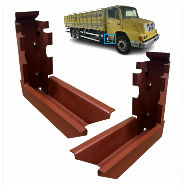 PAR SUPORTE DIANTEIRO DO ESTRIBO MERCEDES HPN 1414