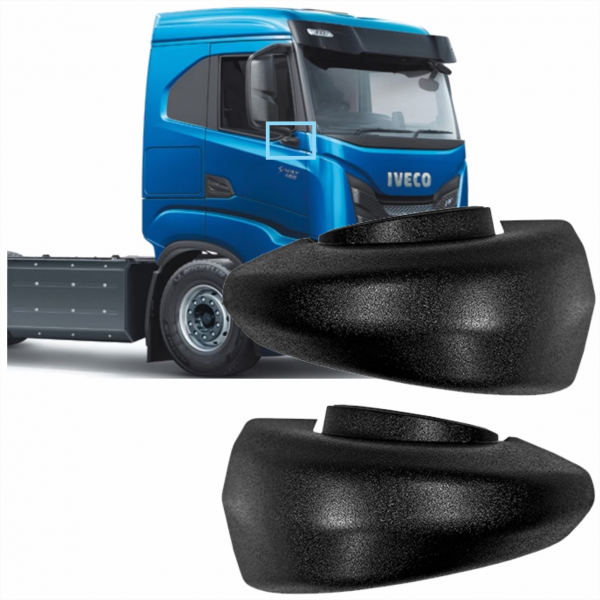 PAR CAPA INFERIOR DO BRACO DO RETROVISOR IVECO