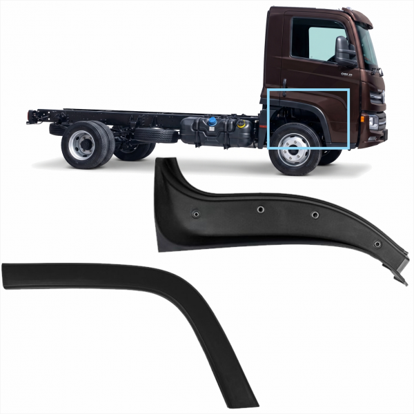 KIT ACABAMENTO EXT INT CABINE DELIVERY LD