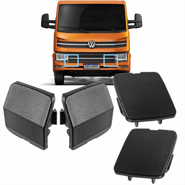 KIT COMPLETO TAMPA SUP/INF P/CHOQUE VW DELIVERY
