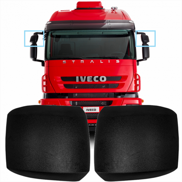 PAR CAPA RETROVISOR MENOR STRALIS