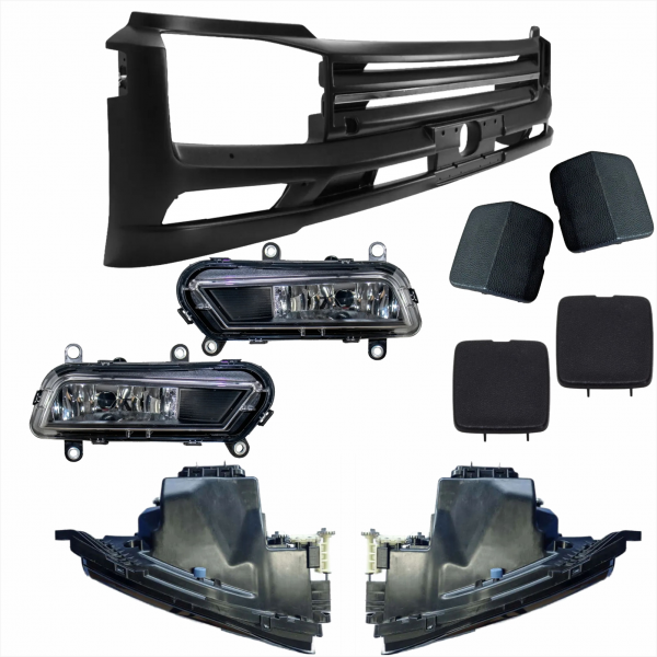 KIT PARACHOQUE COMPLETO COM FAROIS VW NOVO DELIVERY
