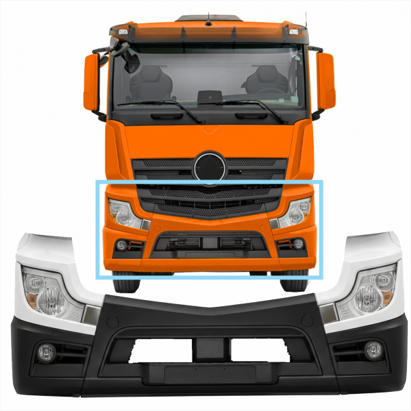 KIT PARACHOQUE COM FAROIS NEW ACTROS