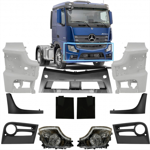KIT PARACHOQUE COM FAROIS NEW ACTROS