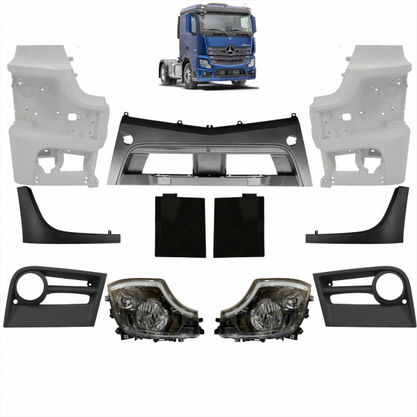 KIT PARACHOQUE COM FAROIS NEW ACTROS