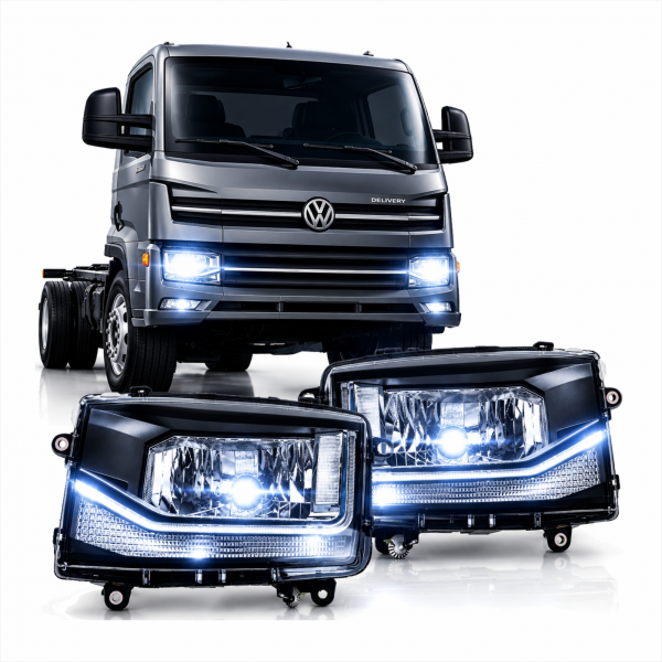 PAR FAROL DIANTEIRO VW NOVO DELIVERY 2012/...