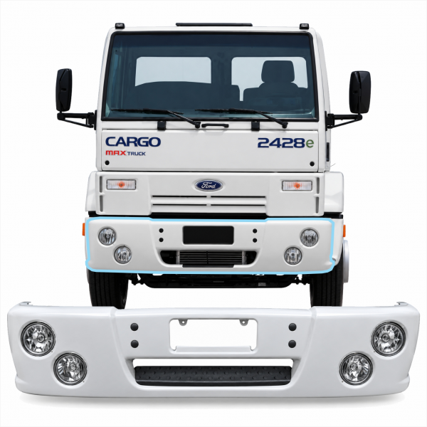 KIT PARACHOQUE COM FAROIS CARGO 2000 A 2012