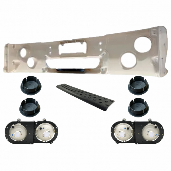 KIT PARACHOQUE COM FAROIS CARGO 2000 A 2012